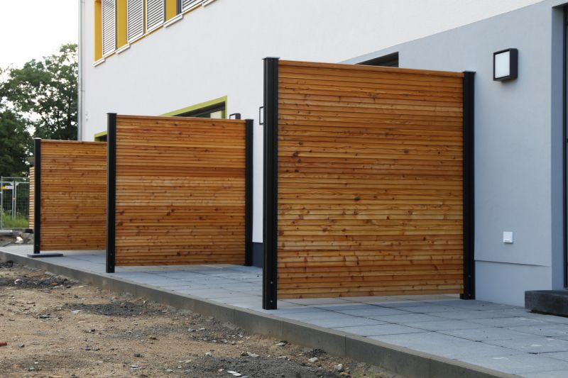 Solid Panel Fence Installation